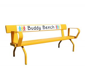 2 MTR FREE-STANDING BUDDY BENCH WITH BACKREST 2