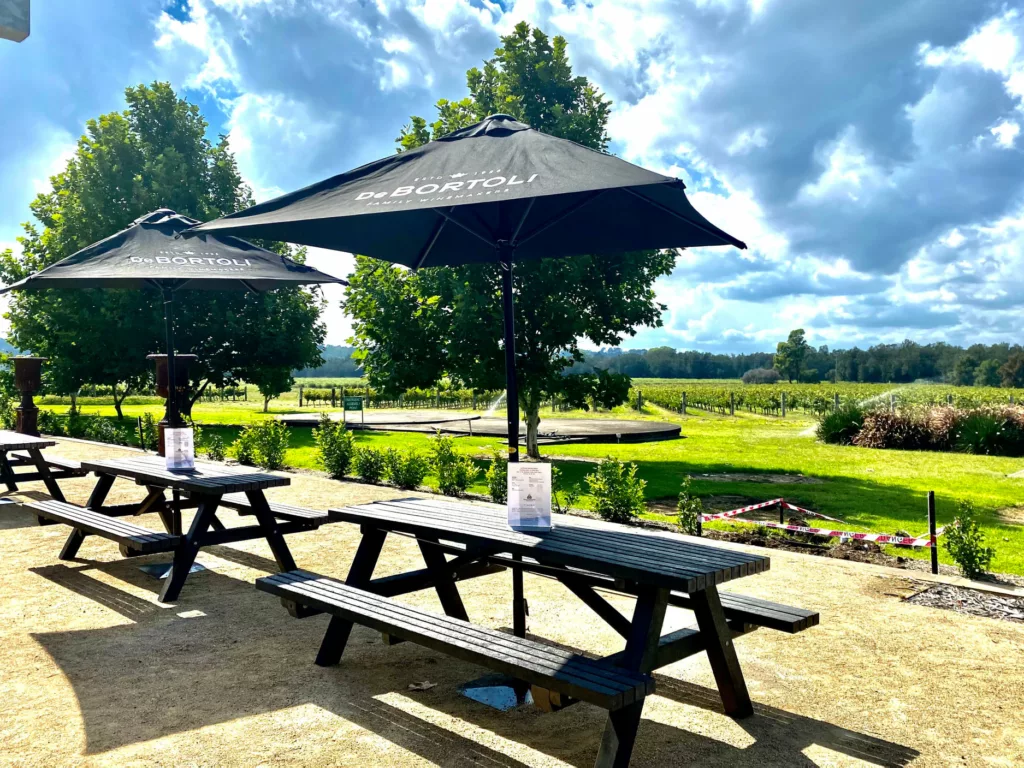 Peak A Frame Picnic Table- De Bortoli Winery