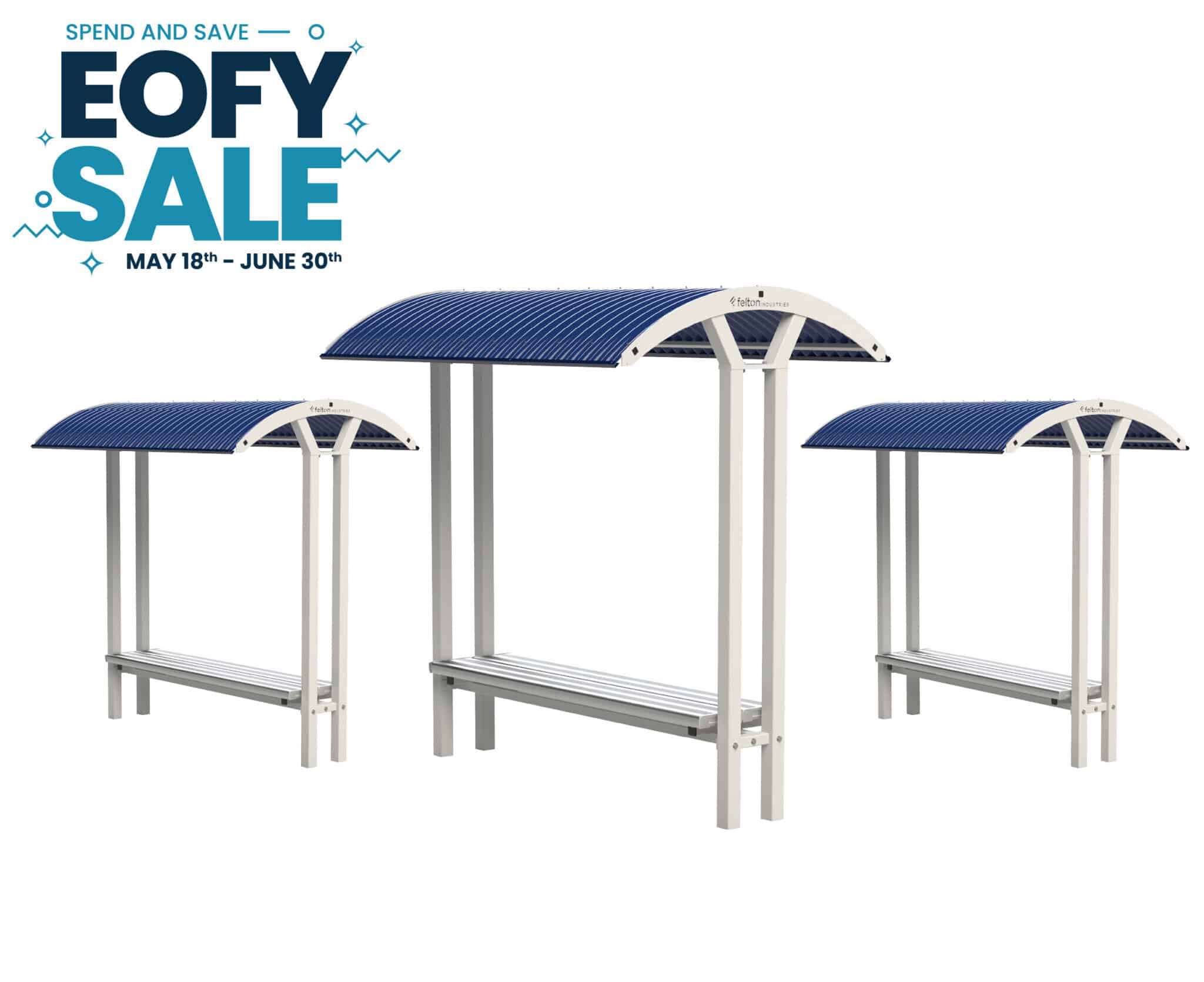 Double Bench Shelter - Save Up to 15%