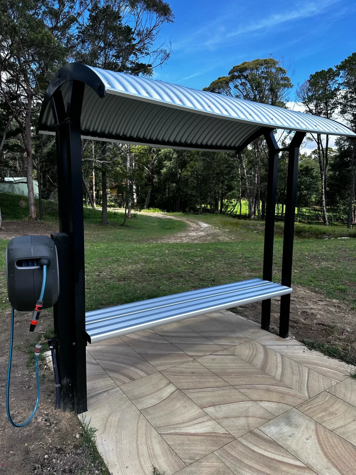 Double Bench Shelter- Martec Ltd