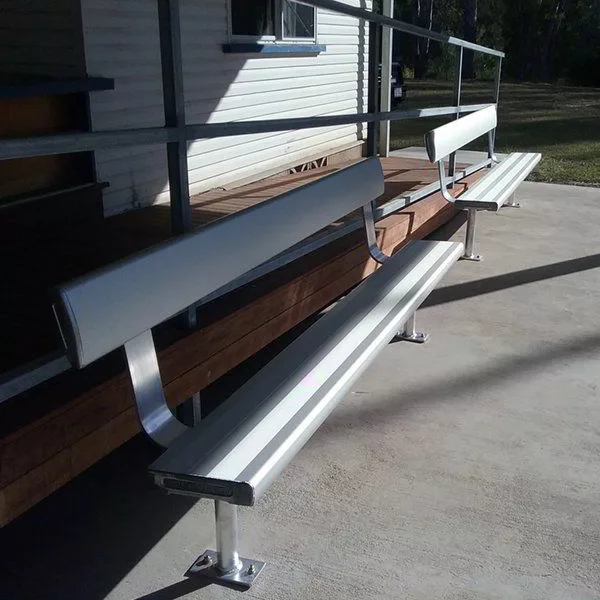 Felton Above Ground Bench Seat with Backrest at Theodore Bowls Club