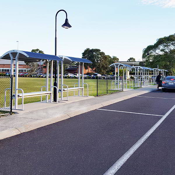 Felton Double Bench Shelter at Aquinas College