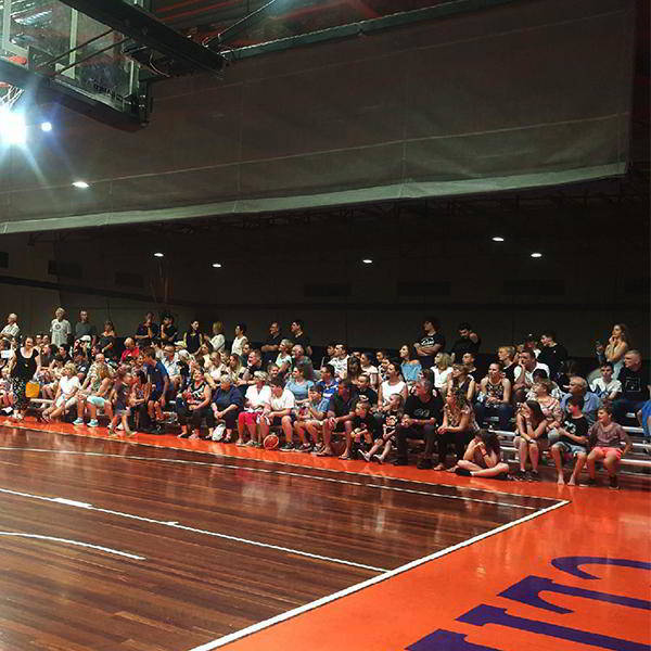 Felton Select Grandstand at Maroochydore Basketball Stadium