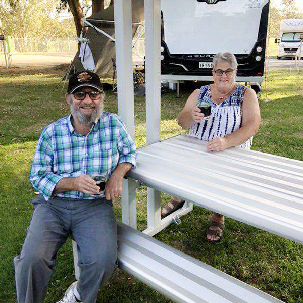 Felton Bolt Down Park Setting at Cowra Van Park