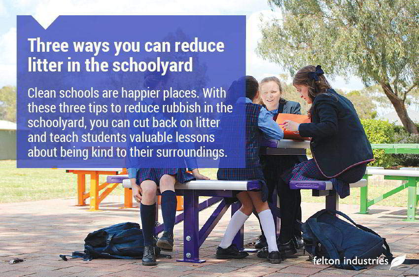 Felton Ways to Reduce Litter in the Schoolyard