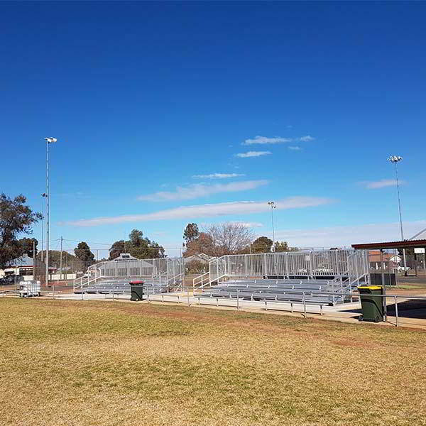 Felton 6 metre Deluxe Grandstand at Berryman Park Trundle Deluxe