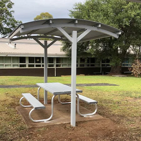 Felton Combination of Free Standing BBQ Shelter and Popular Park Setting at Georges River College