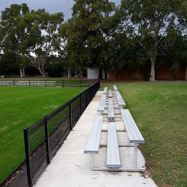 Felton 2 Tier Tiered Seating at Adamstown Sportsground