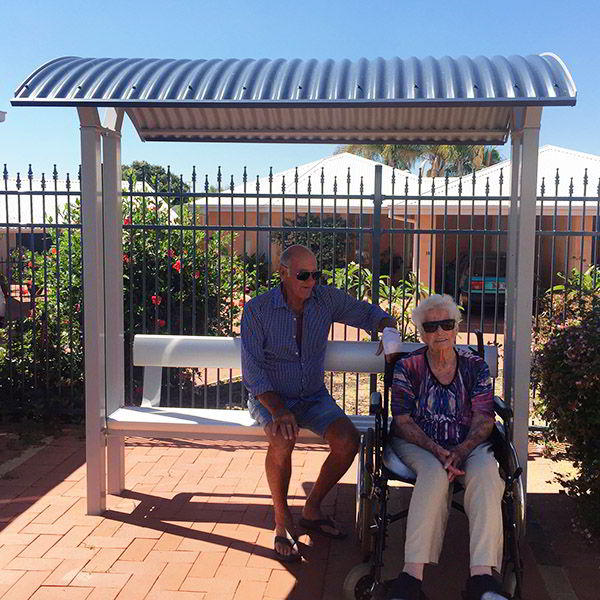 Felton Backrest Bench Shelter at Mount La Verna Retirement Village