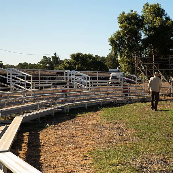 Felton 5 metres 6 Tiers Grandstands at Gunnedah Showground