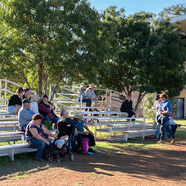 Felton 5 metres 6 Tiers Grandstands at Gunnedah Showground