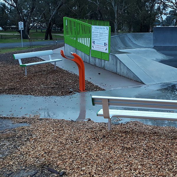 Above Ground Seat with Backrest Felton Industries Hindmarsh Council