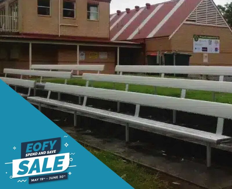 In-Ground Bench Seat With Backrest