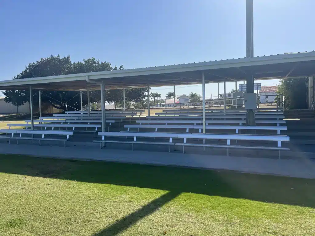 Above Ground Bench Seat with Backrest- Lowcock Builders