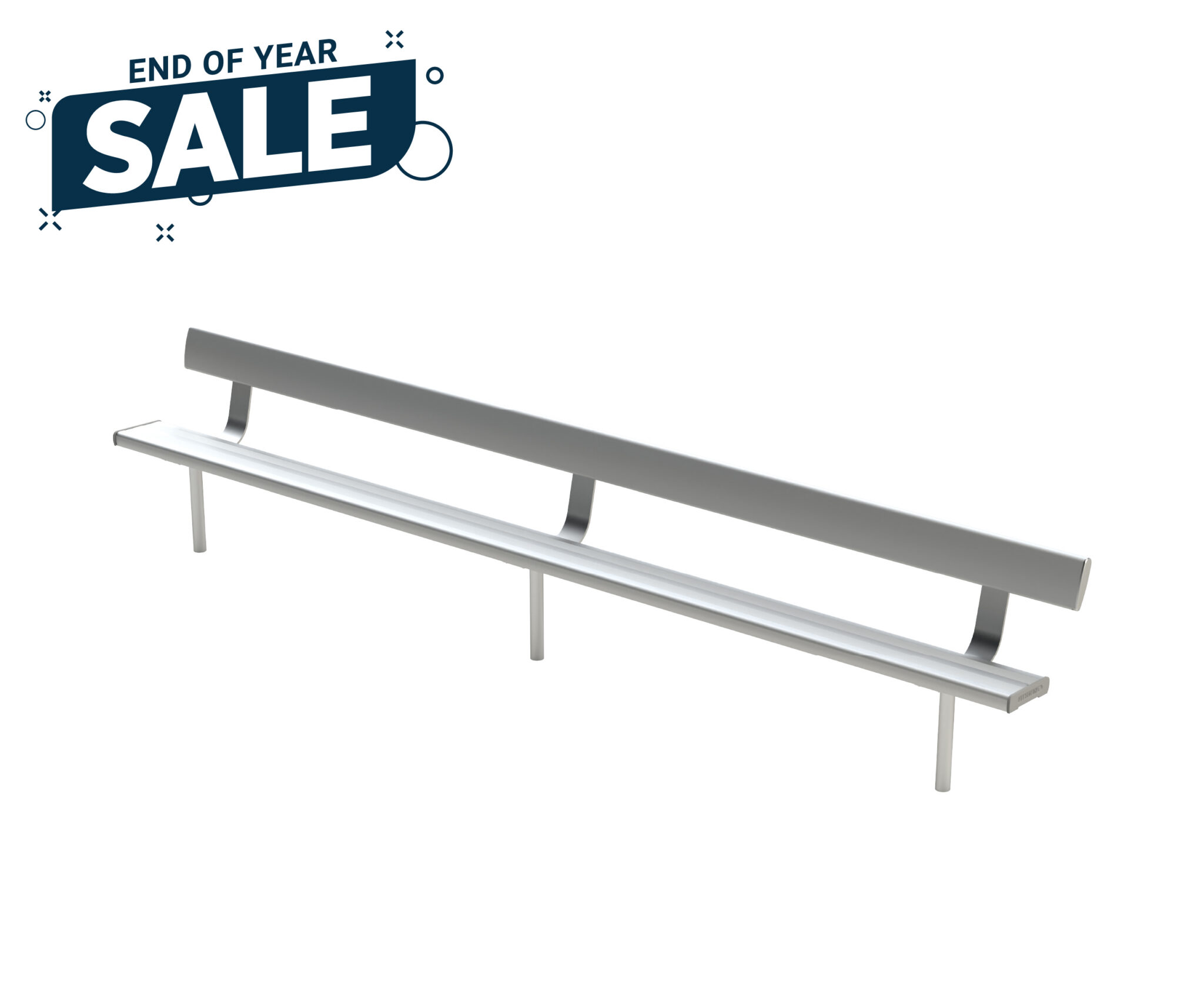 In-Ground Bench Seat With Backrest - Up to 20% Discount