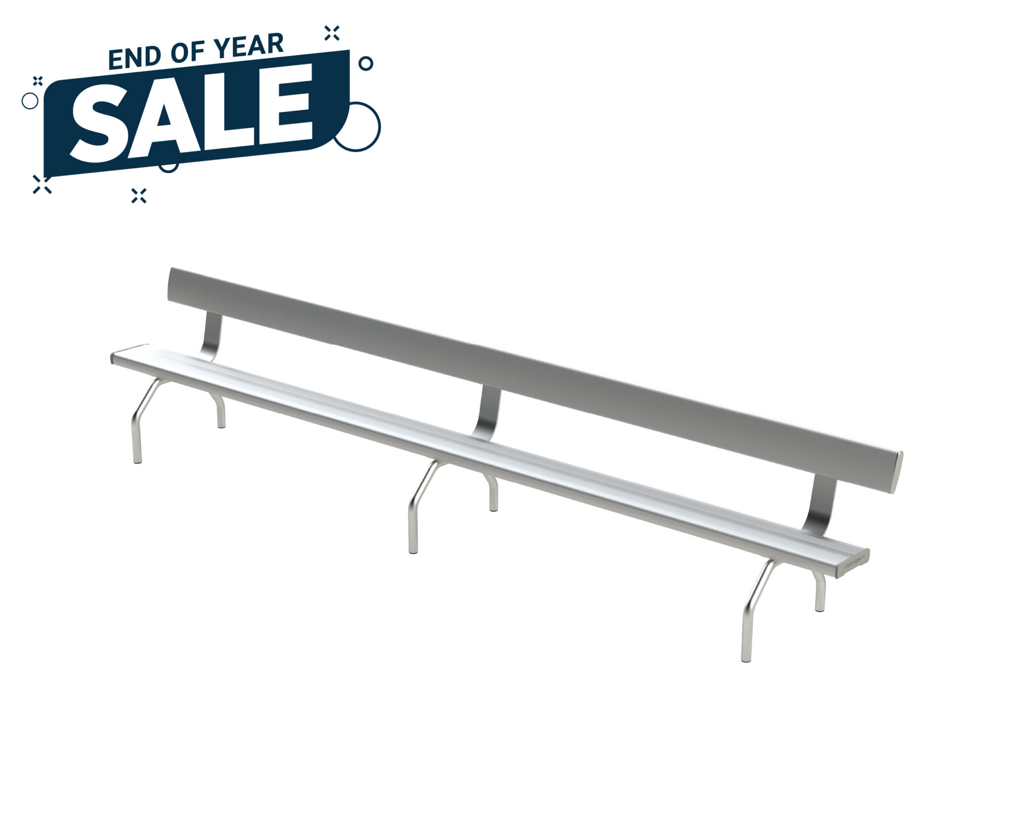Free Standing Bench Seat With Back Rest - Up to 20% Discount