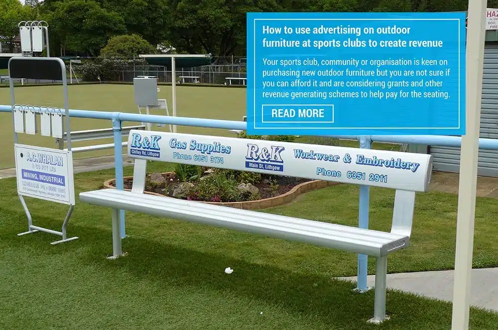 Felton How to Use Advertising on Outdoor Furniture