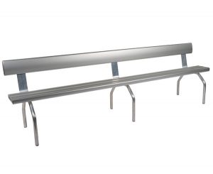 Free Standing Bench Seat With Back Rest