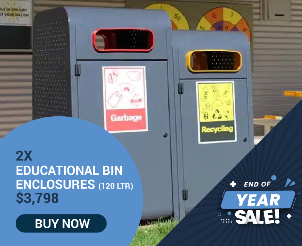 Wheelie Bin Enclosures For Parks & Schools Australia Felton