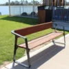 Ribbon Bench Seat with Backrest - Image 5
