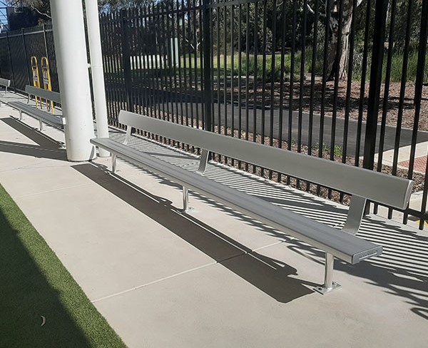 Above Ground Bench Seat With Backrest