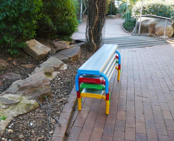 Kids Free Standing Stackable Bench Seat