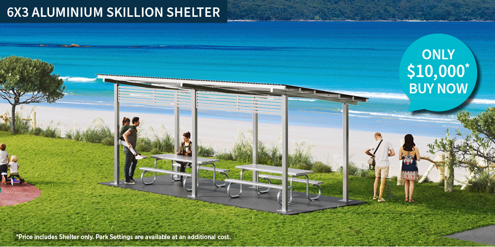 Beachside New Shelters 6x3 Skillion