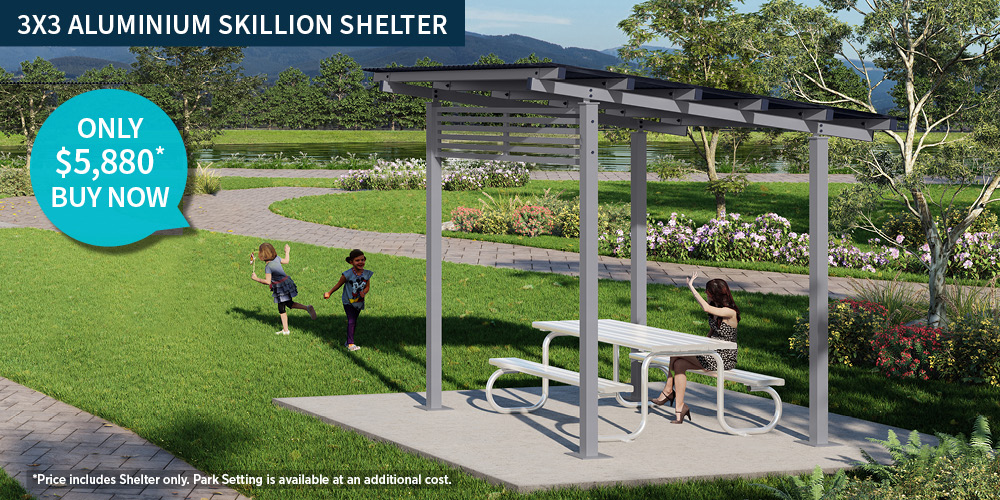 Parkside New Shelters 3x3 Skillion