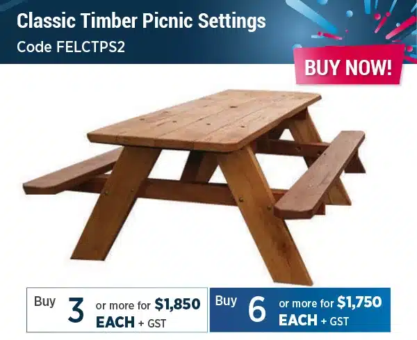 Felton Classic Timber Picnic Setting