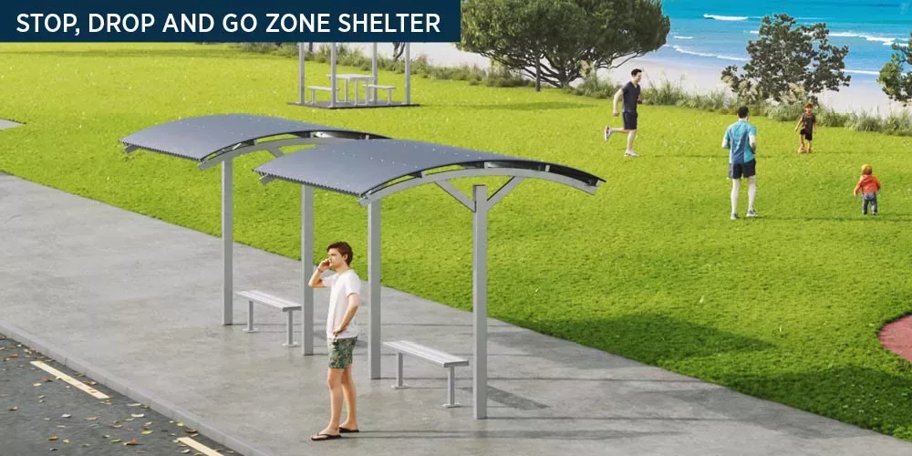 Felton Stop Drop and Go Zone Shelters