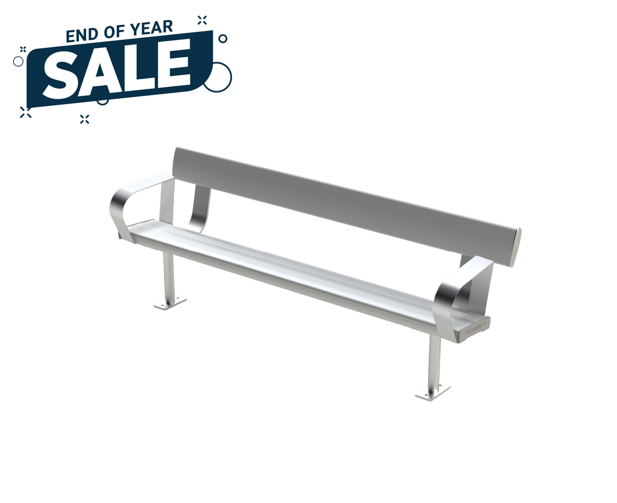 Above Ground Bench Seat With Backrest and Arm Rests - Up to 20% Discount