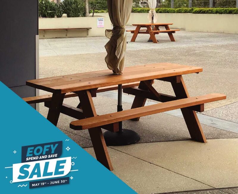 Classic Timber Picnic Setting
