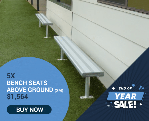 bench seats above ground 2m