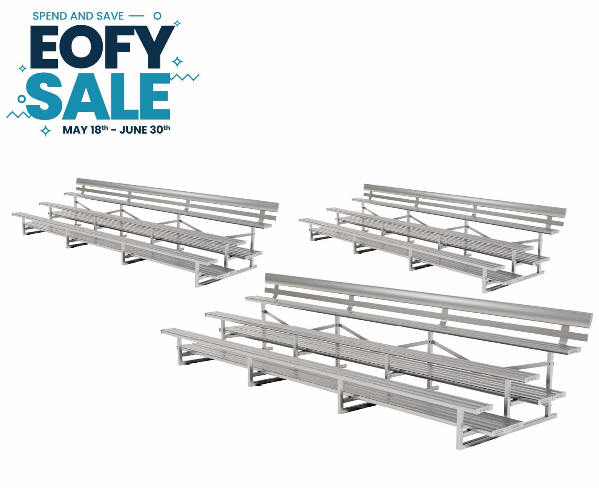 Comfort Grandstand 3-Tier - Save Up to 15%