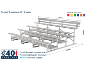 Comfort Grandstand 4-Tier