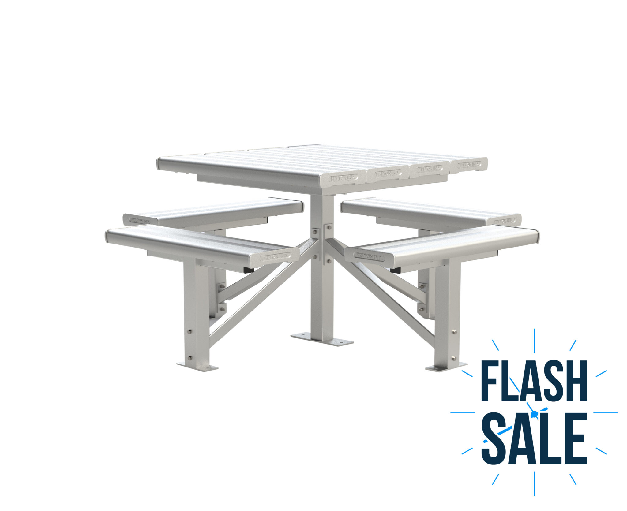 4-Sided Pedestal Park Setting - 15% Off!