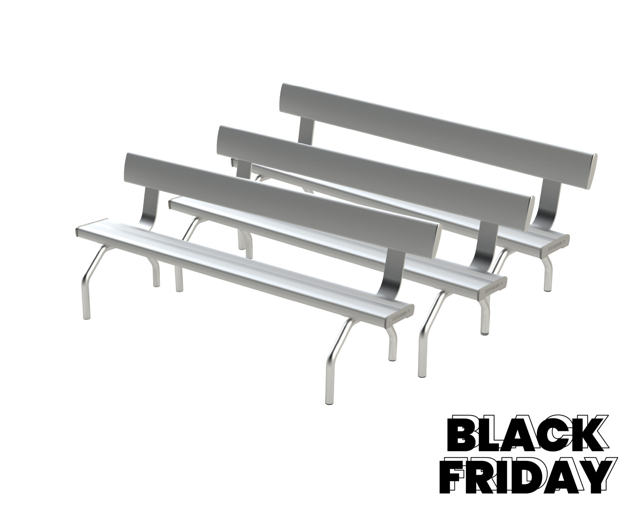 Free Standing Bench Seat With Back Rest - Buy 3 save 10%!