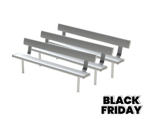 In-Ground Bench Seat With Backrest - Buy 3 save 10% off!
