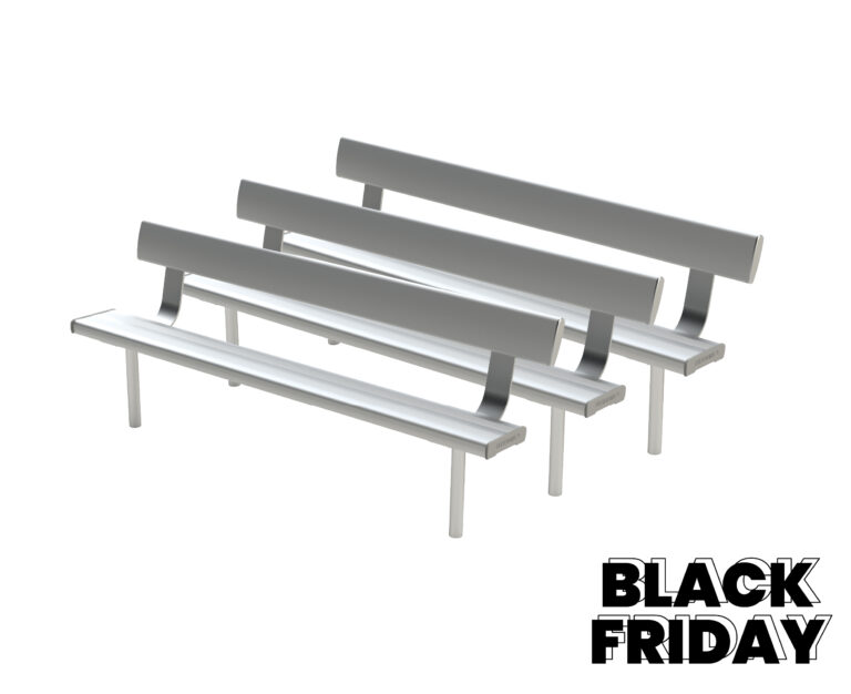 In-Ground Bench Seat With Backrest - Buy 3 save 10% off!