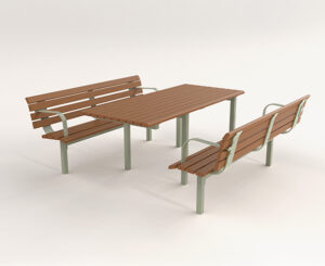 Avoca Seat and DDA Table Park Setting