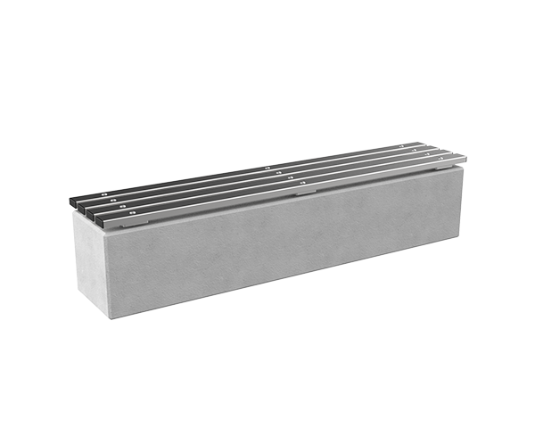 Sorrento Concrete Mounted Bench