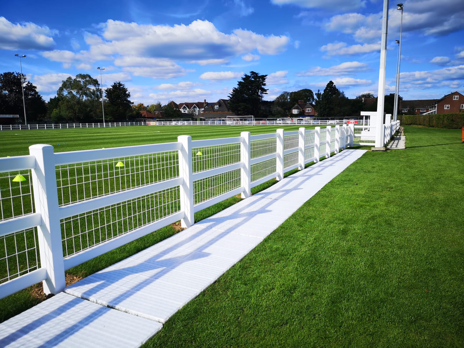 Multi-sport Mesh Fencing System