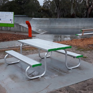 Above Ground Seat with Backrest Felton Industries Hindmarsh Council